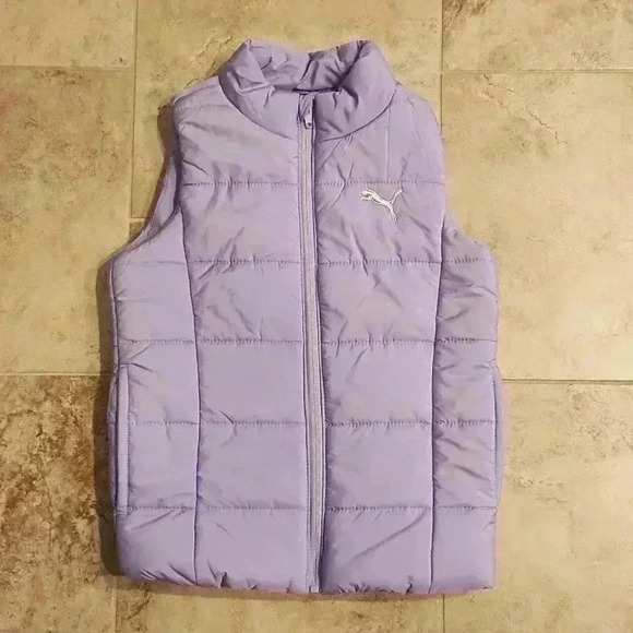 Puma Zip Up Puffer Vest - Picture 1 of 9